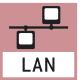 Interfaccia di rete per il collegamento della bilancia a una rete Ethernet, per i prodotti KERN e disponibile un cavo adattatore RS 232 LAN universale