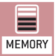 Memoria spazi di memoria interna alla bilancia